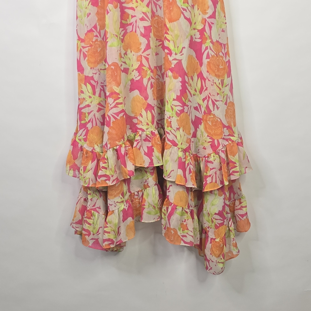 Calvin Klein Multicolor Floral Midi Dress - Picture 4 of 8